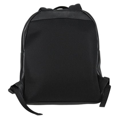 Versace Medusa, Black, Leather, backpack