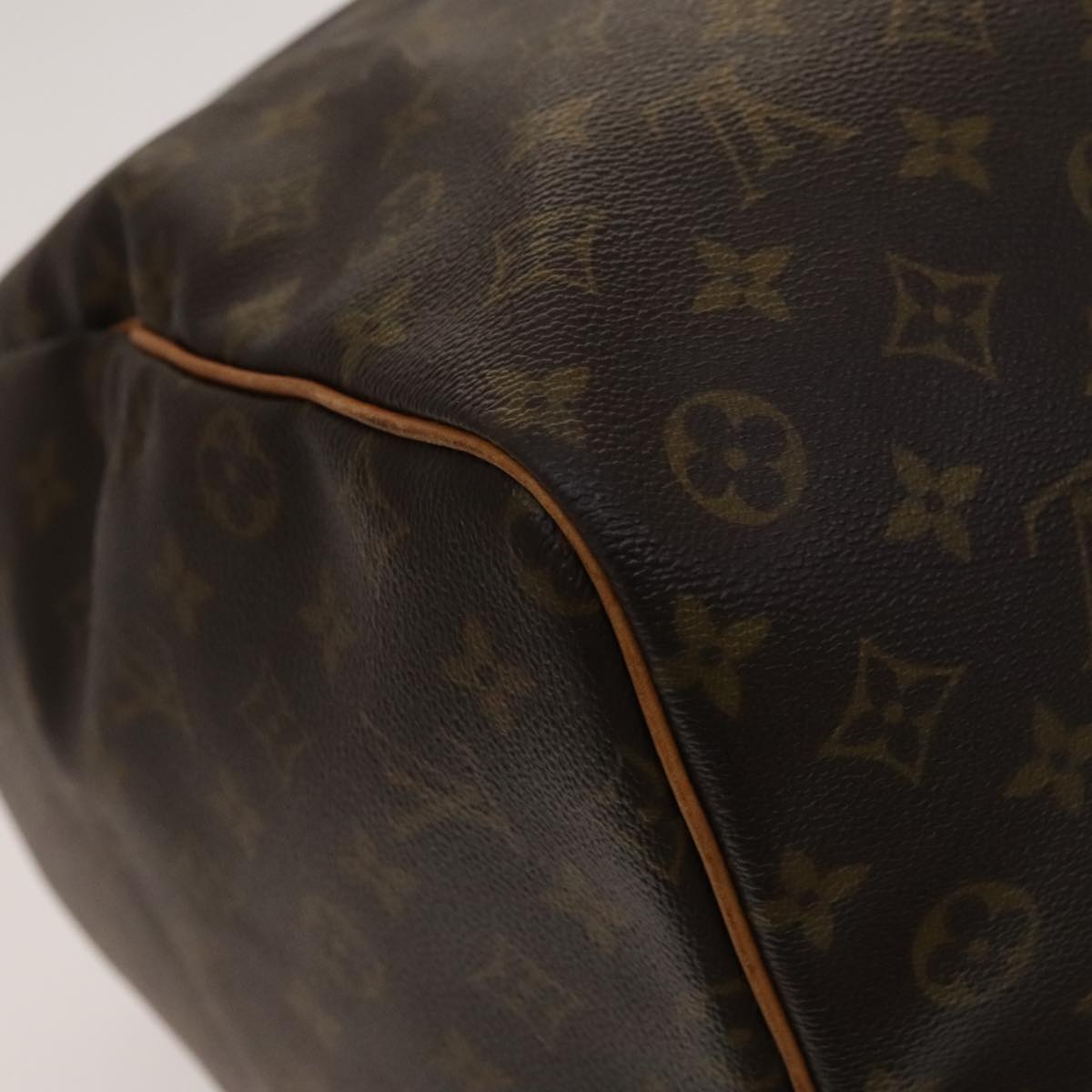 Louis Vuitton Keepall 60, Brown, Canvas, travel
