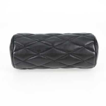 Yves Saint Laurent, Black, Leather, shoulder