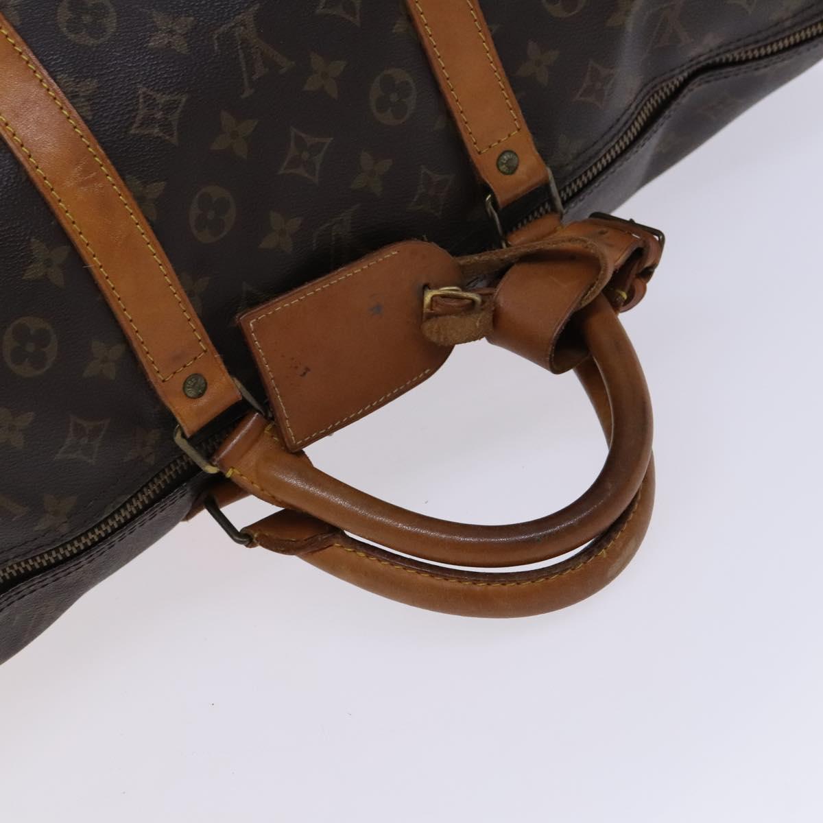 Louis Vuitton Keepall 60, Brown, Canvas, travel