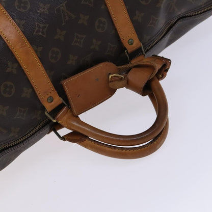 Louis Vuitton Keepall 60, Brown, Canvas, travel