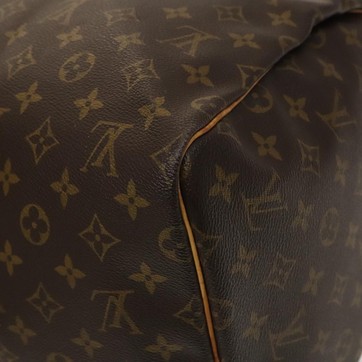 Louis Vuitton Keepall 55, Brown, Canvas, travel