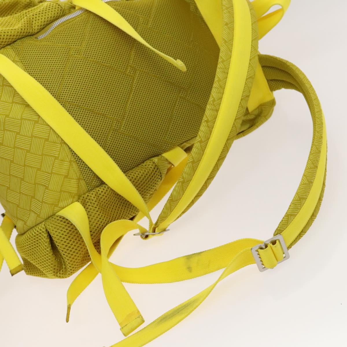 Bottega Veneta Trekking, Yellow, NYLON, backpack