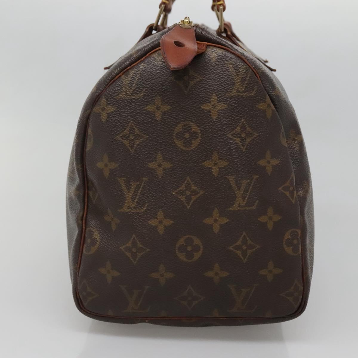 Louis Vuitton Speedy 30, Brown, Canvas, handbag