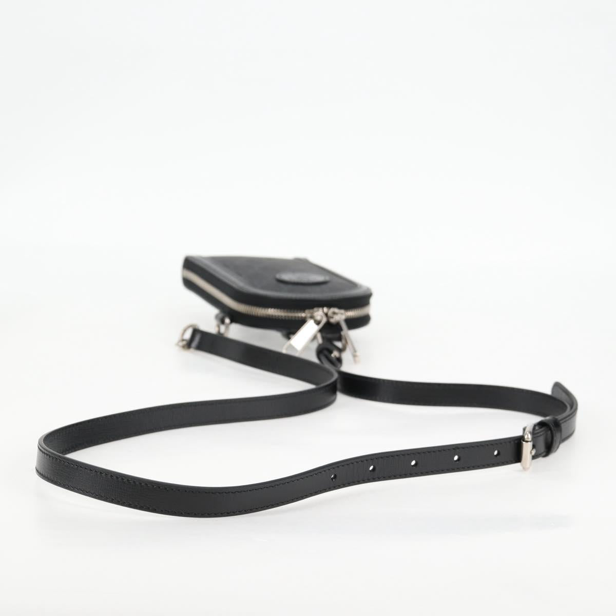 Gucci GG canvas, Black, Canvas, shoulder