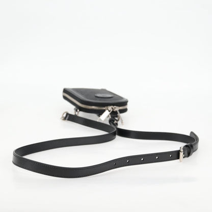 Gucci GG canvas, Black, Canvas, shoulder
