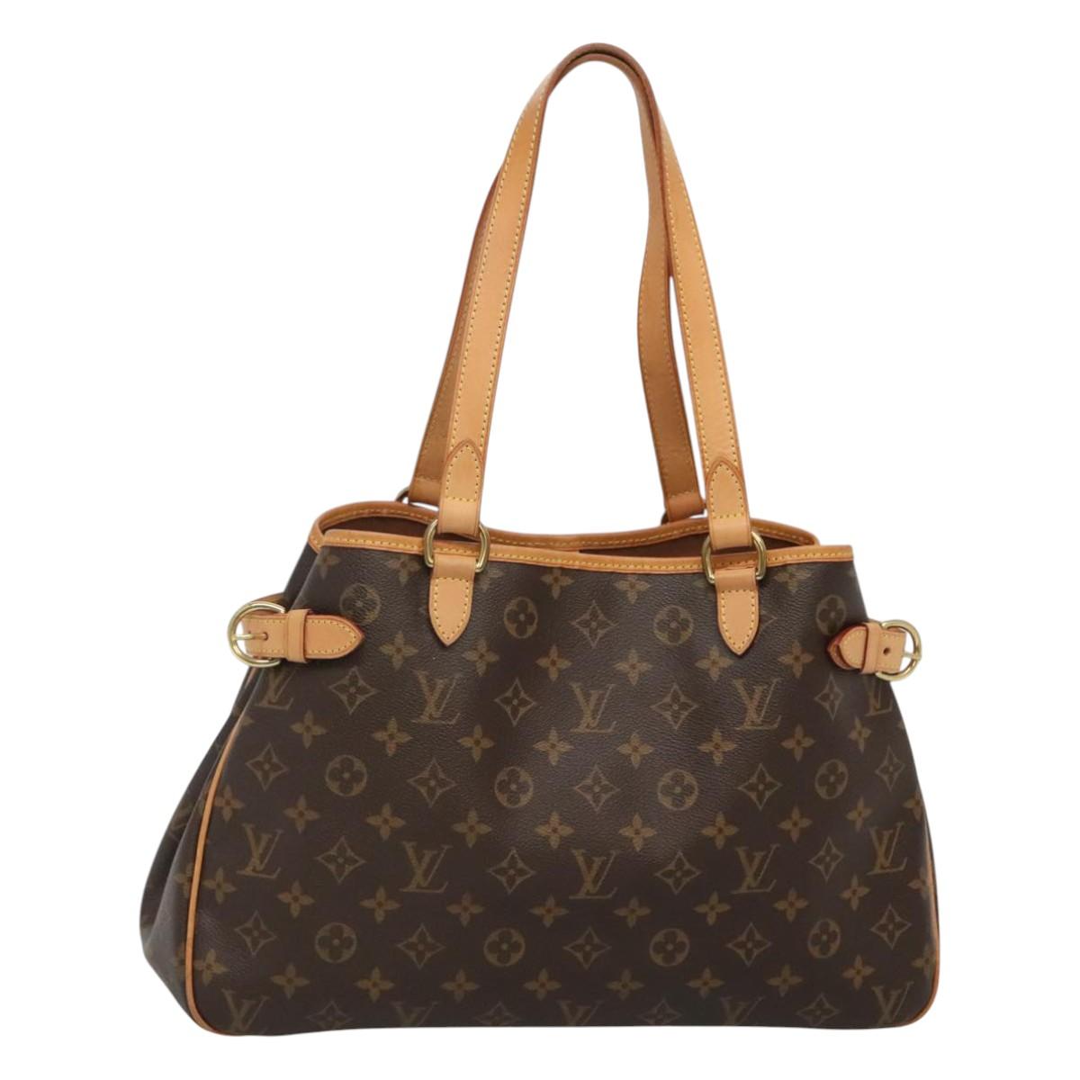 Louis Vuitton Batignolles Horizontal, Brown, Canvas, shoulder