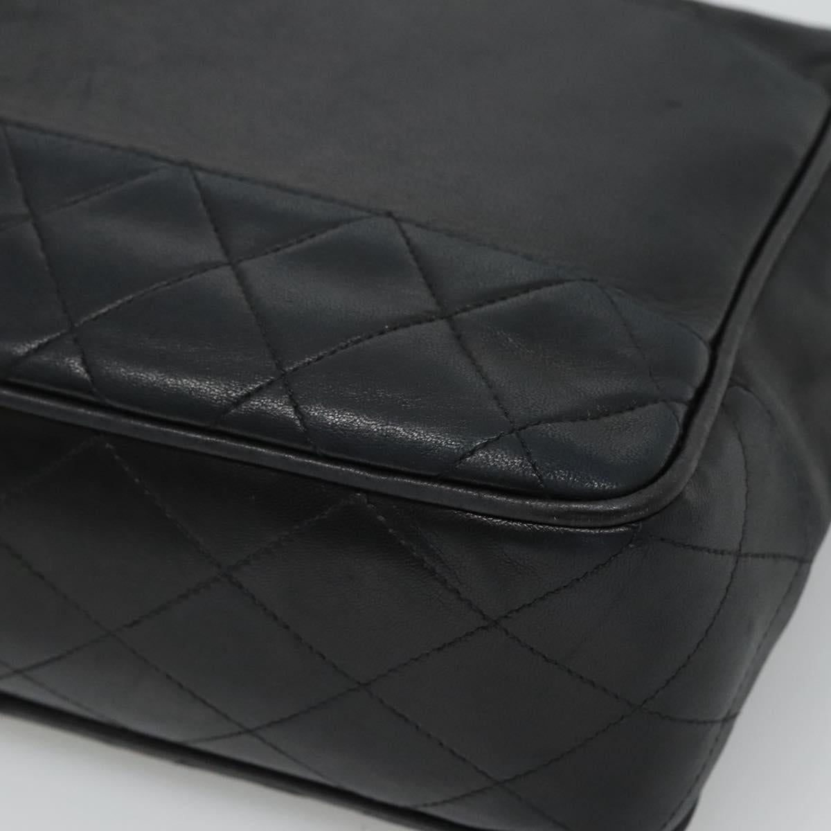 Chanel Camera, Black, Leather, shoulder