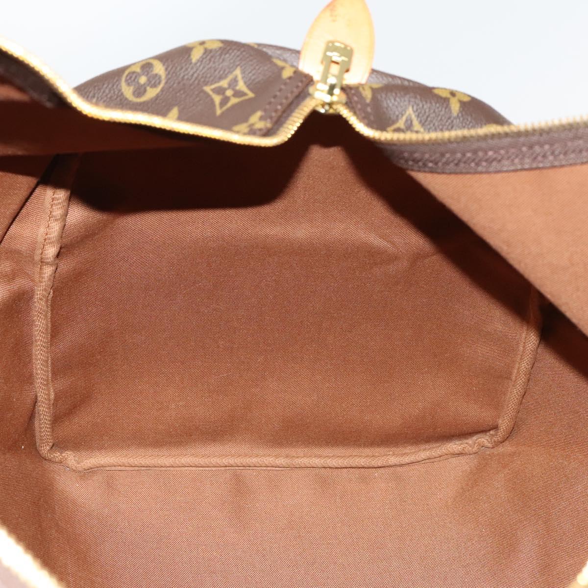 Louis Vuitton Keepall 60, Brown, Canvas, travel