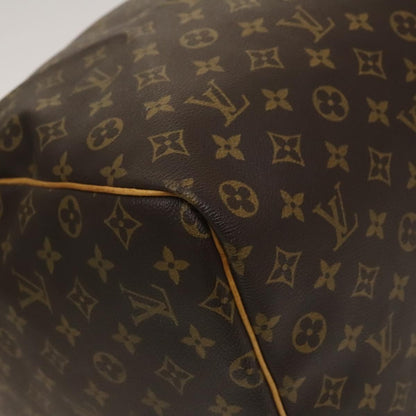 Louis Vuitton Keepall 60, Brown, Canvas, travel