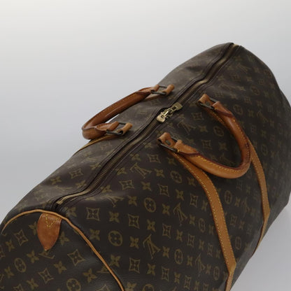 Louis Vuitton Keepall 60, Brown, Canvas, travel