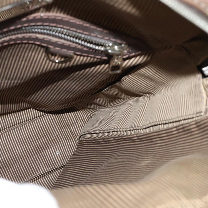 Louis Vuitton Bequia, Brown, Leather, handbag