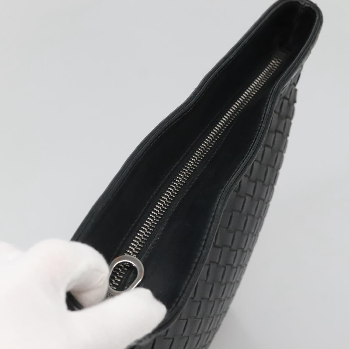 Bottega Veneta Intrecciato, Black, Leather, shoulder