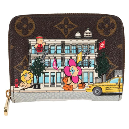 Louis Vuitton Vivienne, Brown, Canvas, wallet