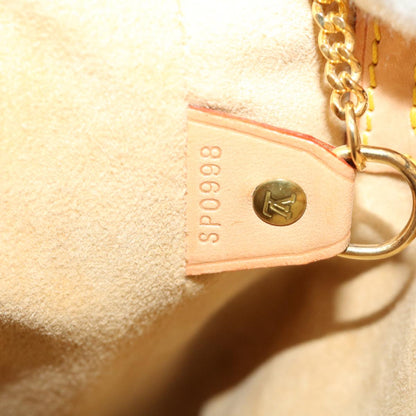 Louis Vuitton Bucket PM, Beige, Leather, shoulder