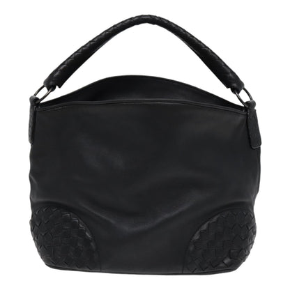 Bottega Veneta Intrecciato, Black, Leather, shoulder