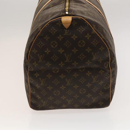 Louis Vuitton Keepall 60, Brown, Canvas, travel