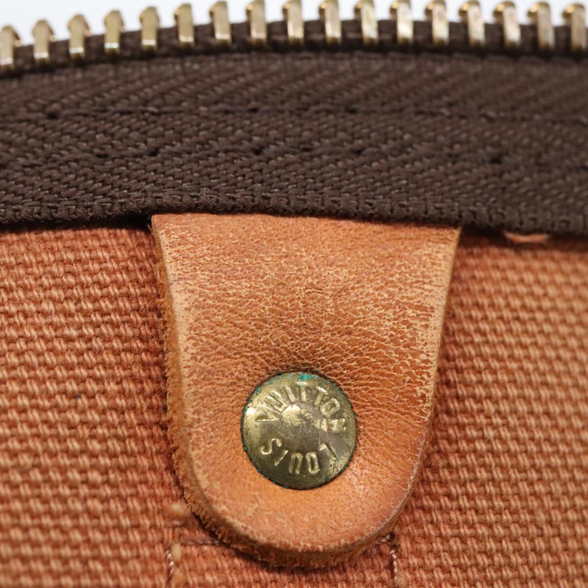 Louis Vuitton Keepall 60, Brown, Canvas, travel