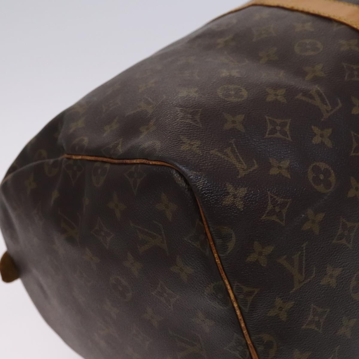 Louis Vuitton Keepall 55, Brown, Canvas, travel