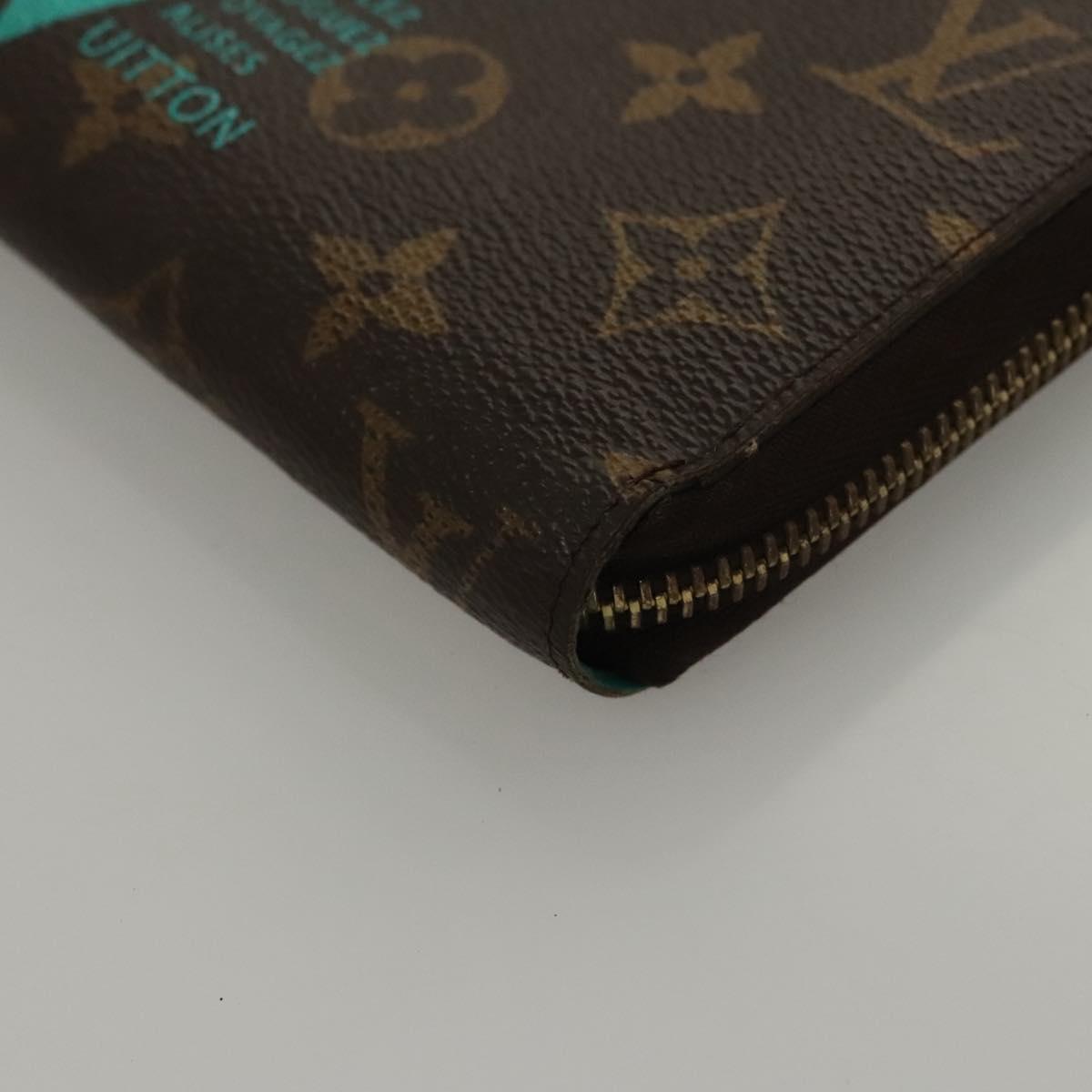 Louis Vuitton Zippy wallet monogram, Brown, Canvas, Clutch