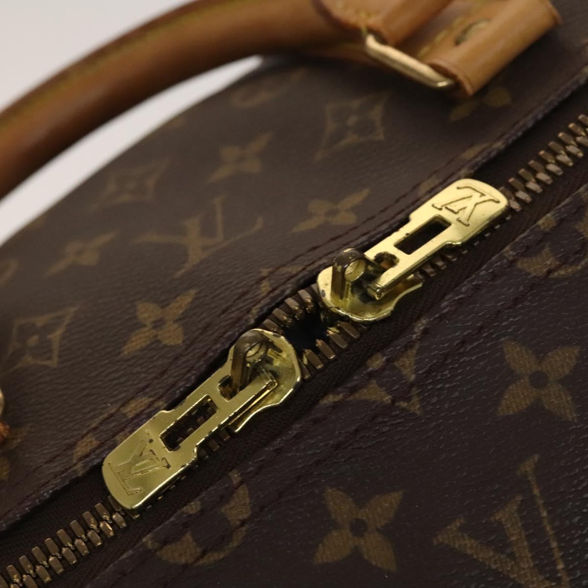 Louis Vuitton Keepall 55, Brown, Canvas, travel