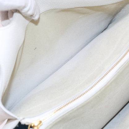 Céline -, White, Leather, shoulder