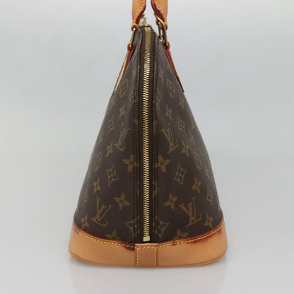 Louis Vuitton Alma, Brown, Canvas, handbag