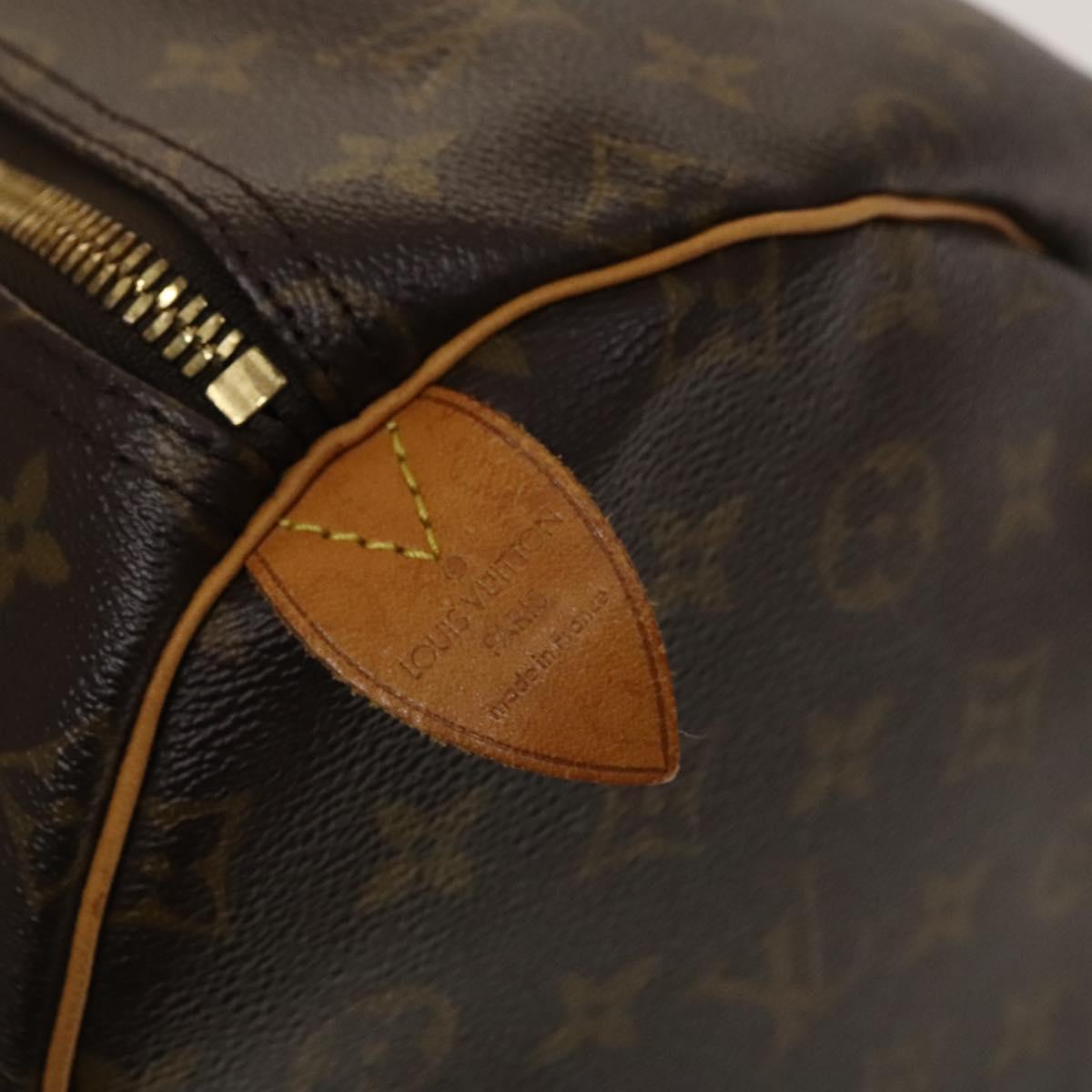 Louis Vuitton Keepall 55, Brown, Canvas, travel