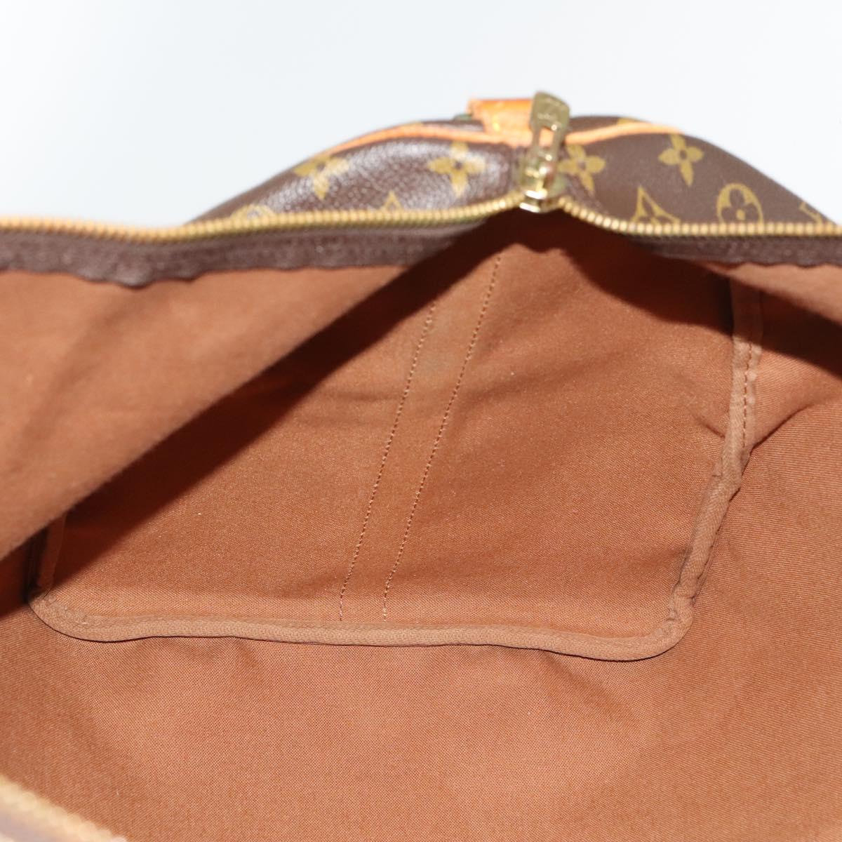 Louis Vuitton Keepall Bandoulière 55, Brown, Canvas, travel