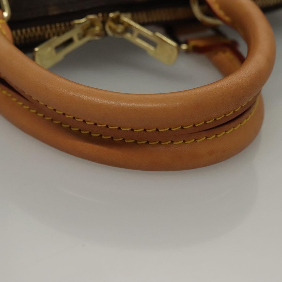 Louis Vuitton Alma, Brown, Canvas, handbag