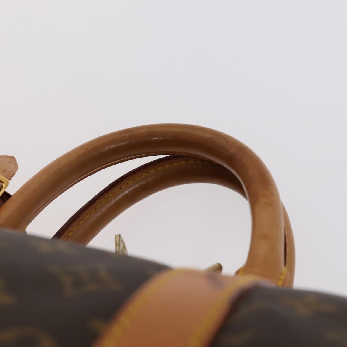 Louis Vuitton Keepall 55, Brown, Canvas, travel