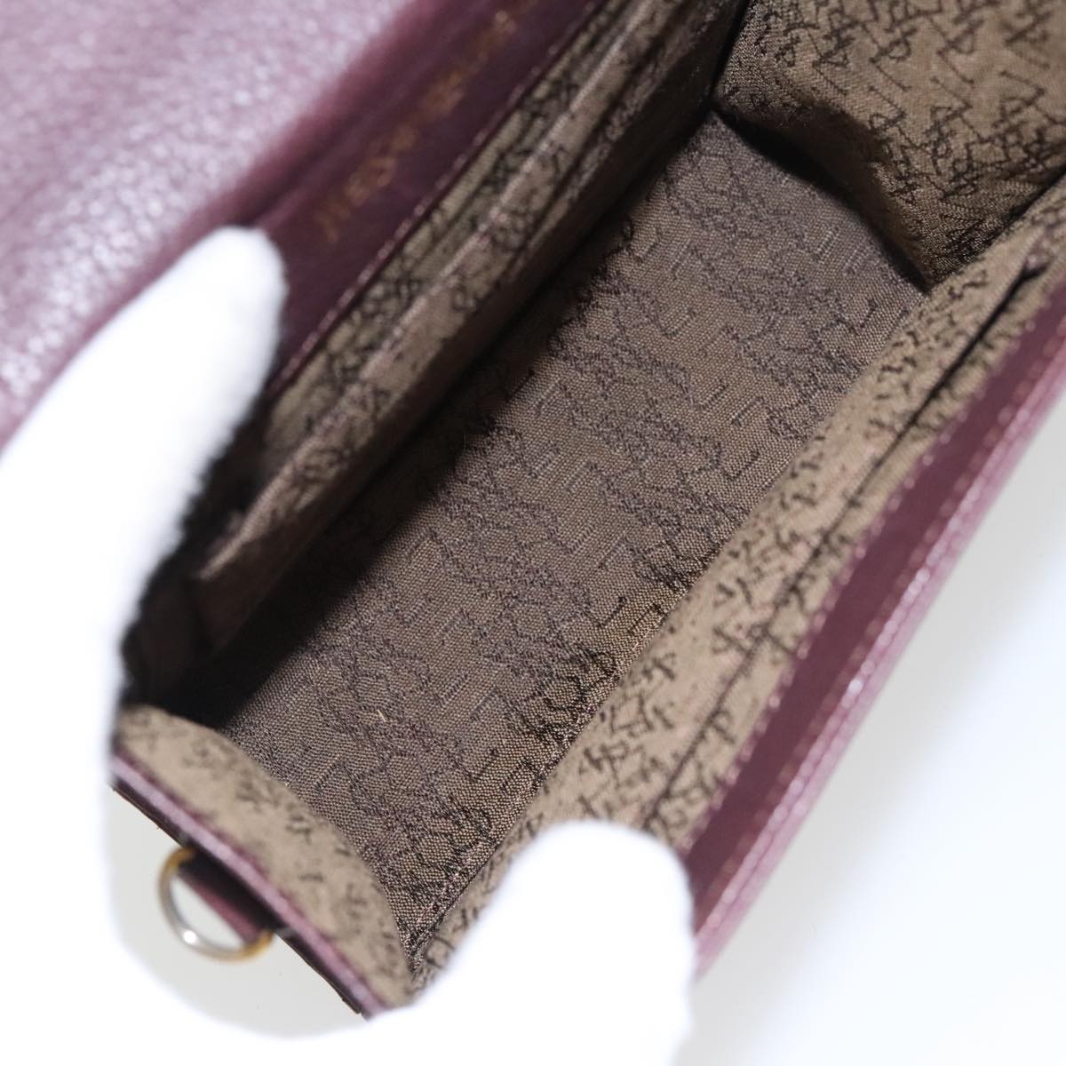 Saint Laurent, Burgundy, Leather, handbag