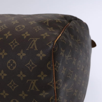 Louis Vuitton Keepall 55, Brown, Canvas, travel