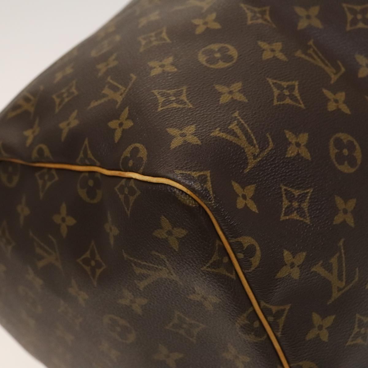 Louis Vuitton Keepall 55, Brown, Canvas, travel