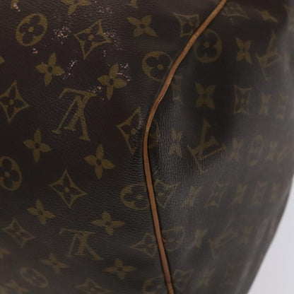Louis Vuitton Keepall 55, Brown, Canvas, travel