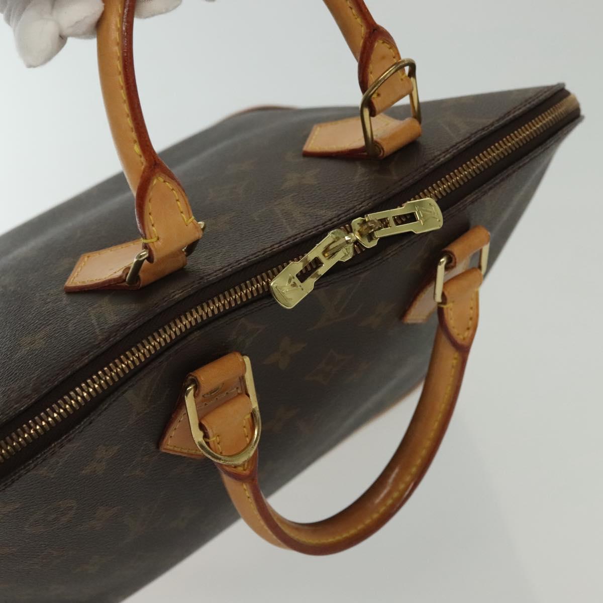 Louis Vuitton Alma, Brown, Canvas, handbag