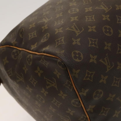 Louis Vuitton Keepall 60, Brown, Canvas, travel