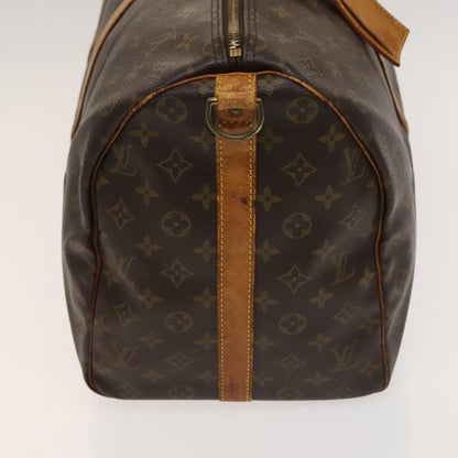 Louis Vuitton Keepall Bandouliere 50, Brown, Canvas, travel