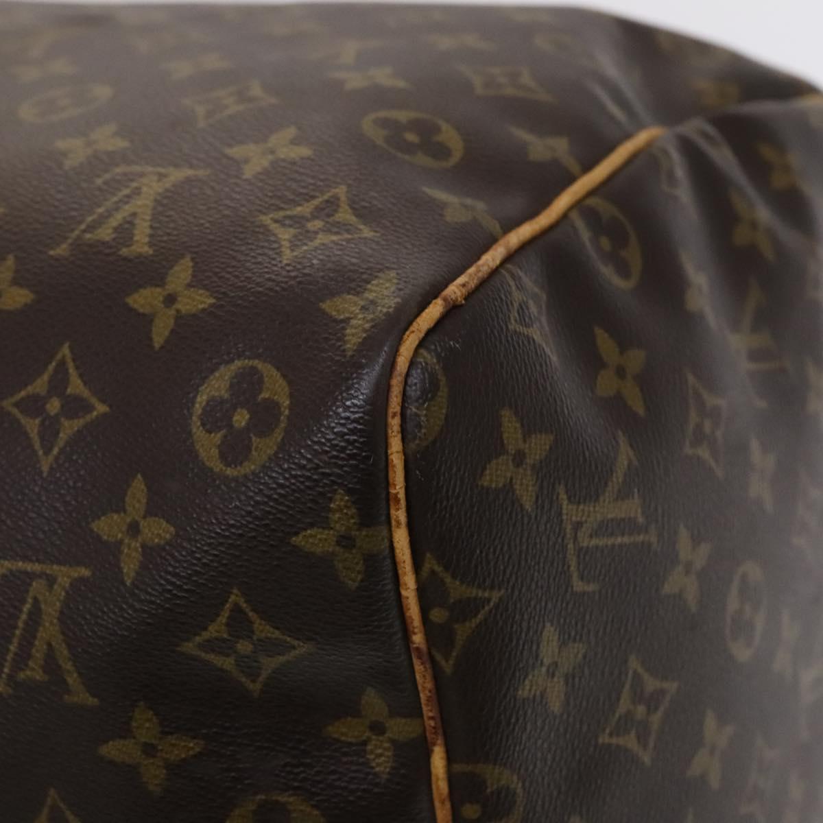 Louis Vuitton Keepall 60, Brown, Canvas, travel