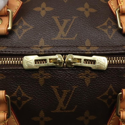 Louis Vuitton Speedy Bandoulière, Brown, "CANVAS, LEATHER", travel