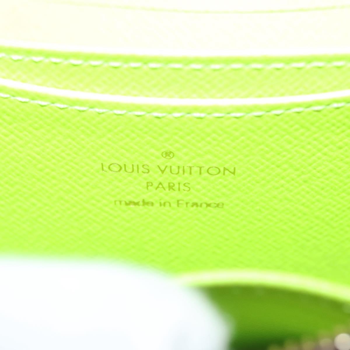 Louis Vuitton Zippy coin purse, Green, Canvas, wallet