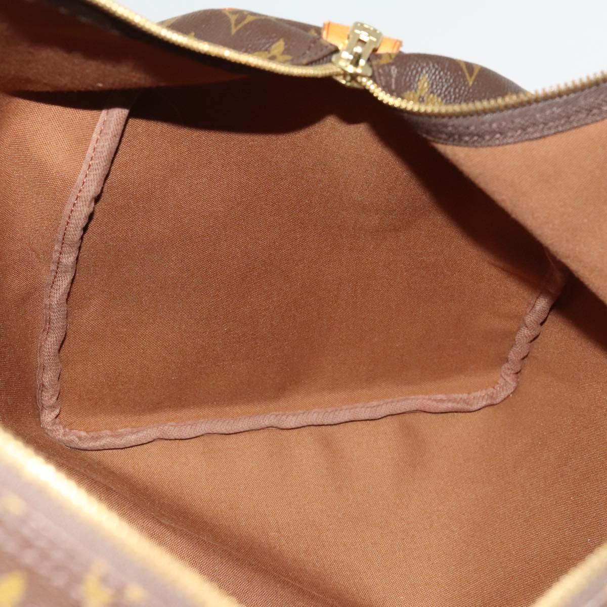 Louis Vuitton Keepall 55, Brown, Canvas, travel