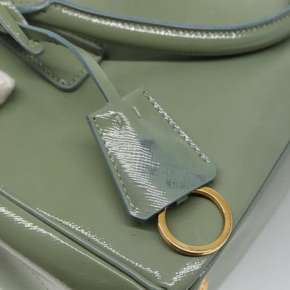 Prada Galleria, Green, Leather, handbag