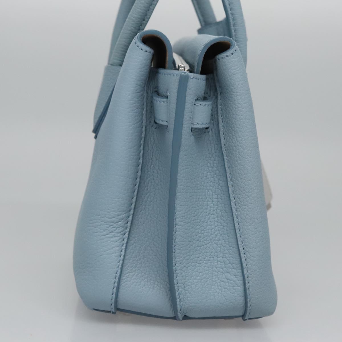 MCM Milla, Blue, Leather, handbag