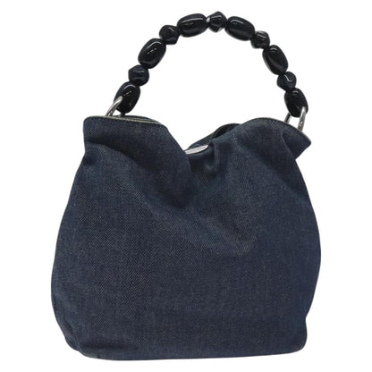 Dior Maris Pearl, Blue, Canvas, handbag