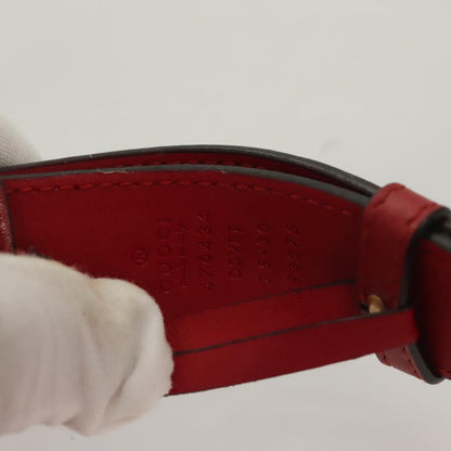 Gucci GG Marmont, Red, Leather, shoulder