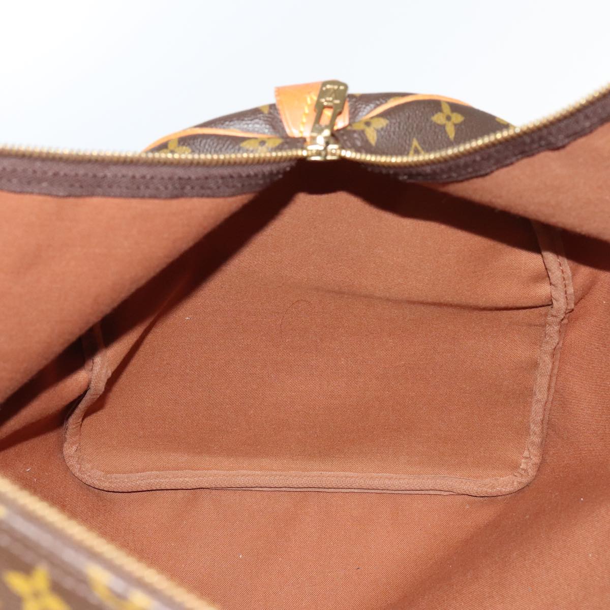 Louis Vuitton Keepall 60, Brown, Canvas, travel