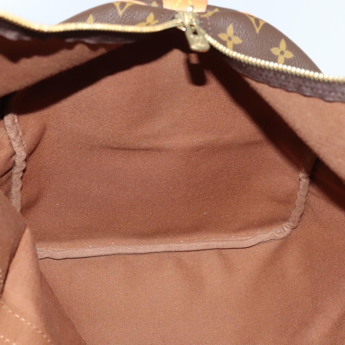 Louis Vuitton Keepall 55, Brown, Canvas, travel