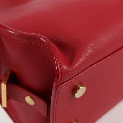 Saint Laurent Chyc, Red, Leather, handbag
