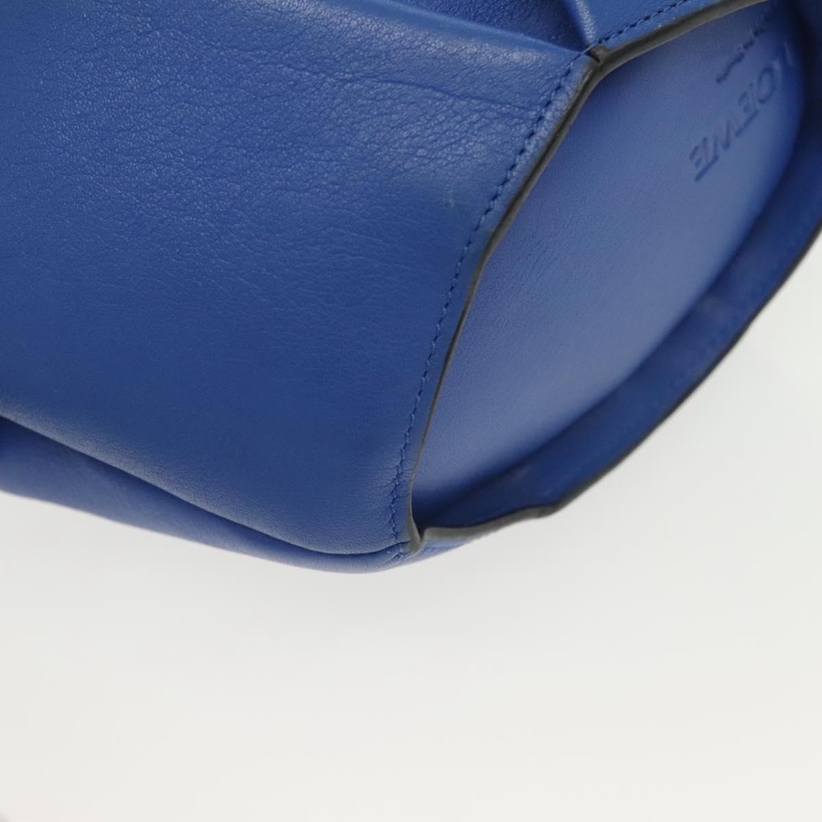 Loewe Elephant, Blue, Leather, handbag